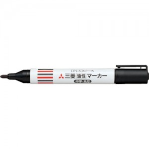 UNI A50E.24 日本三菱铅笔　三菱鉛筆／ピースマーカー／中字丸芯／黒