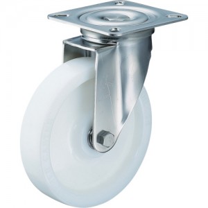 哈玛脚轮 日本锤牌 HAMMER CASTER 300S-NRB200-BAR01 ハンマー　オールステンレス　自在　ナイロンＢ車　２００ｍｍ