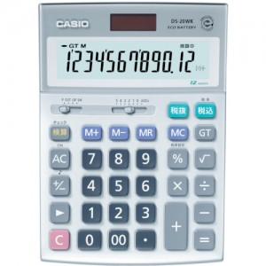卡西欧 CASIO DS-20WK カシオ　検算電卓（デスクタイプ）