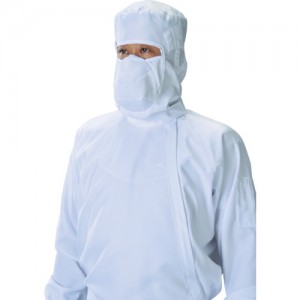 ADCLEAN CH41501M　マスク付きフード　白　Ｍ