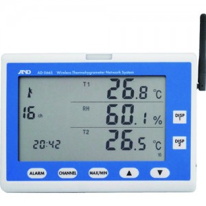 艾安得 AND AD5665 Ａ＆Ｄ　ワイヤレス温湿度計（表示機）　ＡＤ５６６５