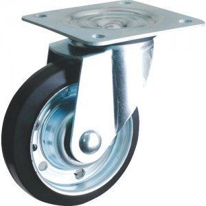 TRUSCO 100JC 日本中山　プレス製台車用キャスターΦ１００　自在