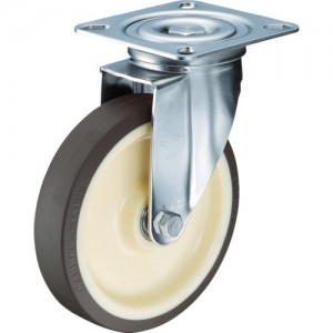 哈玛脚轮 日本锤牌 HAMMER CASTER 300S-UB200-BAR01 ハンマー　オールステンレス　自在　ウレタンＢ車　２００ｍｍ