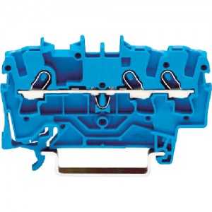 WAGO 2001-1304-PK 日本万可　スプリング式中継端子台　２００１シリーズ３線式用　青色