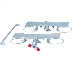 TRUSCO 100JRS-4 日本中山　ドンキーカート用リング式ストッパー　自在４輪用