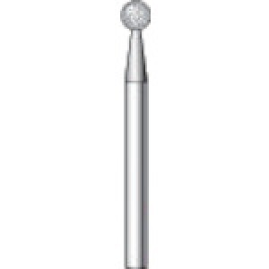 NAKANISHI 11008 日本中西　電着ダイヤモンドバー（５本入）粒度１３０　球　刃径２．１ｍｍ刃長２．１ｍｍ