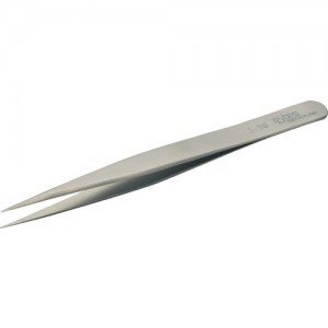 TRUSCO 1-TNF 日本中山　チタン製ピンセット　１２０ｍｍ　強力超極細型