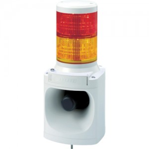 PATLITE LKEH-220FA-RY パトライト　ＬＥＤ積層信号灯付き電子音報知器　色：赤・黄