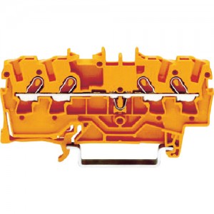 WAGO 2001-1402-PK 日本万可　スプリング式中継端子台　２００１シリーズ４線式用　橙色