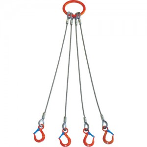 TAIYO 4WRS  日本大洋　４本吊　ワイヤスリング　３．２ｔ用×１．５ｍ