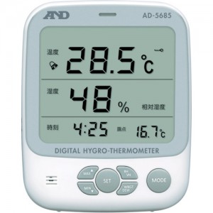 艾安得 AND AD5685 Ａ＆Ｄ　環境温湿度計　ＡＤ５６８５
