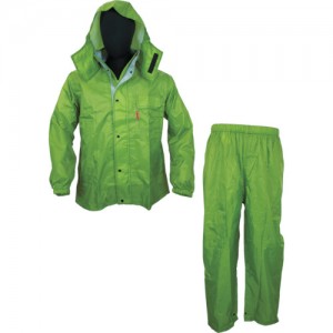 K-WORK W30-GR-4L Ｋ－ＷＯＲＫ　Ｗ－３０　ストリームレインスーツ　グリーン　４Ｌ