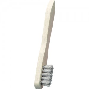LESSMANN 125231 ＬＥＳＳＭＡＮＮ　木柄ステンレス３行ブラシ