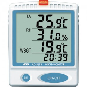 艾安得 AND AD5693 Ａ＆Ｄ　壁掛・卓上型熱中症指数モニター