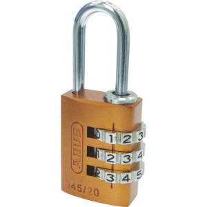 ABUS 145-20-OR ＡＢＵＳ　ナンバー可変式南京錠　１４５－２０　オレンジ