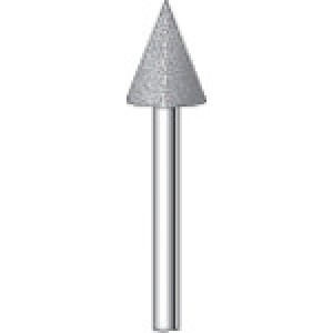 NAKANISHI 11152 日本中西　電着ダイヤモンドバー（５本）粒度１４０　円錐　刃径５ｍｍ刃長６．２ｍｍ