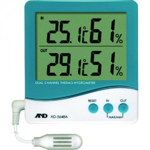 艾安得 AND AD5648A Ａ＆Ｄ　デュアルチャンネル温度・湿度計