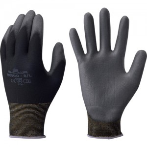 SHOWA B0500-MBK  日本昭和　Ｂ０５００パ－ムフィット手袋　Ｍサイズ　ブラック