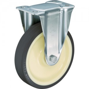 哈玛脚轮 日本锤牌 HAMMER CASTER 300SR-UB200-BAR01 ハンマー　オールステンレス　固定　ウレタンＢ車　２００ｍｍ