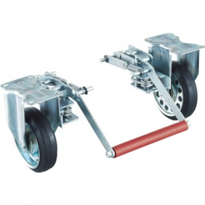 TRUSCO 100NKB 日本中山　ドンキーカート　１００番用ブレーキ固定車輪付