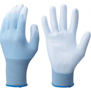 SHOWA B0500-LBL10P  日本昭和　まとめ買い　簡易包装パームフィット手袋ブルー　１０双入Ｌサイズ