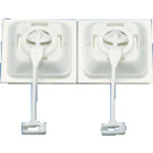 PANDUIT ABDCM30-A-C 美国泛达　開閉部用マウントベースダイナミックケーブルマネージャー１００個入