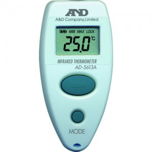 艾安得 AND AD5613A Ａ＆Ｄ　デジタル放射温度計ブルー