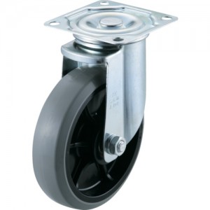 WAKO AHG-150-GU ワコー　エアーキャスター（自在車）　１５０ｍｍ　ウレタン車