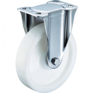 哈玛脚轮 日本锤牌 HAMMER CASTER 300SR-NRB200-BAR01 ハンマー　オールステンレス　固定　ナイロンＢ車　２００ｍｍ