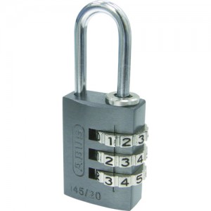 ABUS 145-20-TI ＡＢＵＳ　ナンバー可変式南京錠　１４５－２０　チタニウム