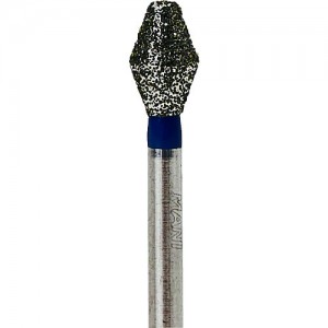 NAKANISHI 10941 日本中西　電着ダイヤモンドバー（５本入）粒度１３０　樽　刃径３．２ｍｍ刃長５ｍｍ