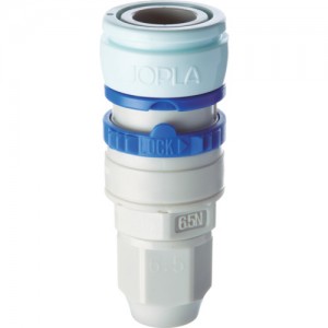 日本空气除尘器 JOPLAX TN-6.5WR ジョプラックス　樹脂ソケット　適合ホース内径×外径６．５×１０　ホース取付用